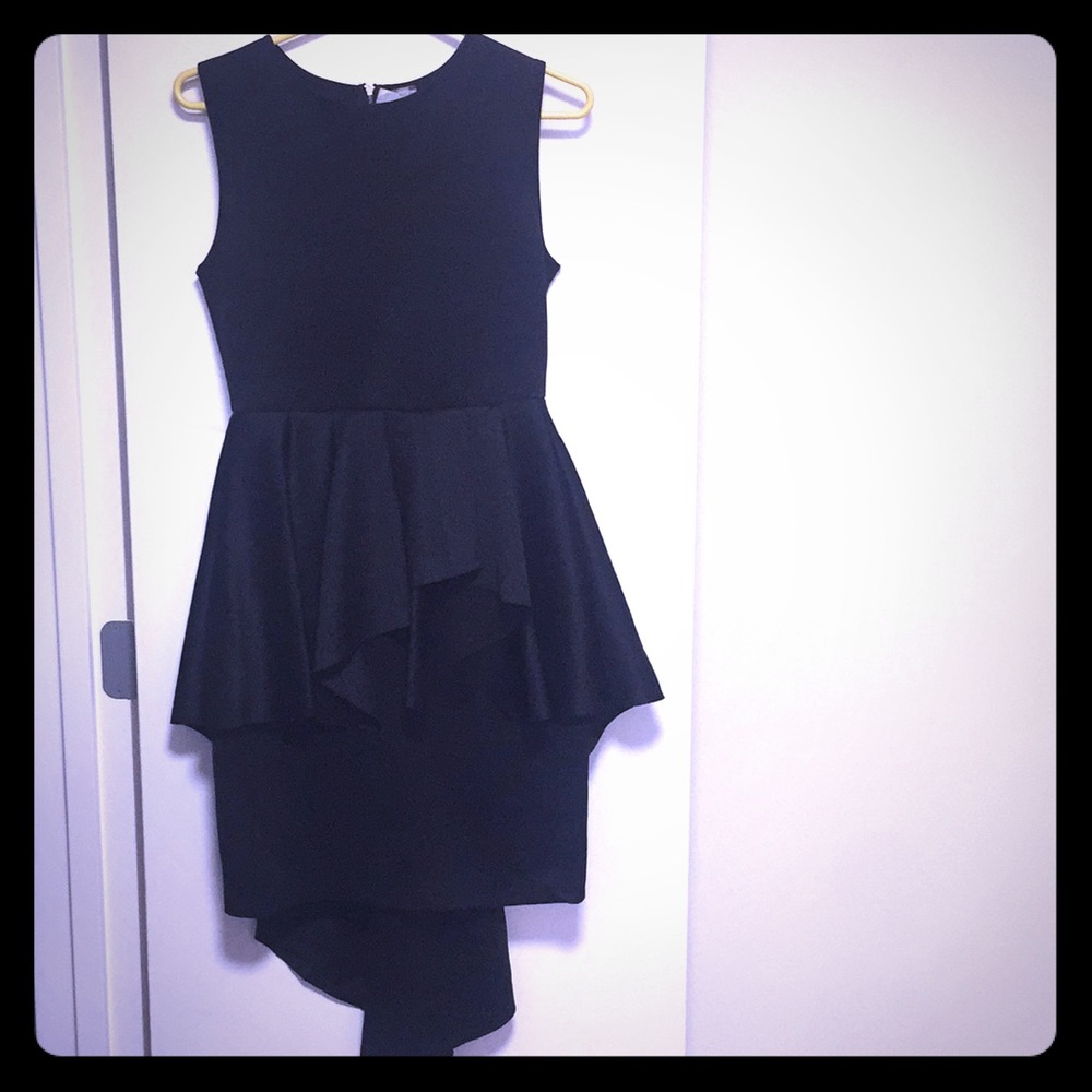 Fabulous Cocktail Dress. Peplum and Hi Low